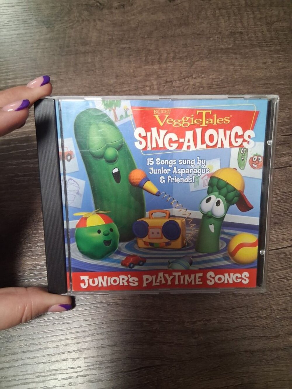 Veggie Tales Sing-Alongs CD Juniors Playtime Songs Music